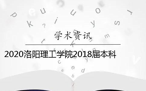 2020洛阳理工学院2018届本科论文学术不端行为处理办法